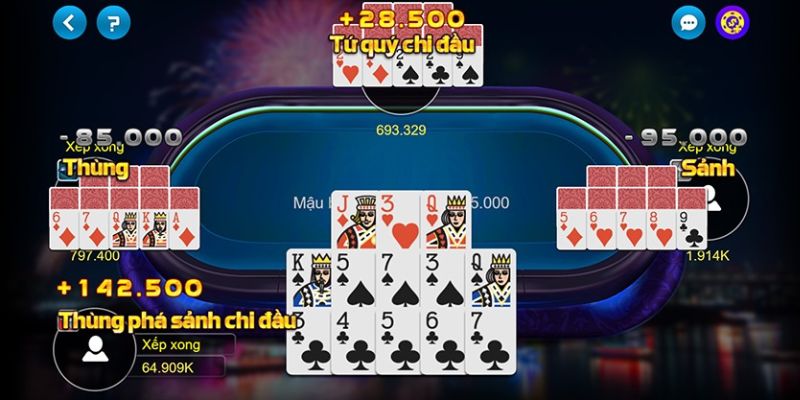 Một số thuật ngữ hay xuất hiện trong game Mậu Binh